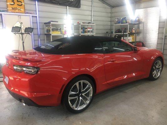 New Camaro with ceramic coating.