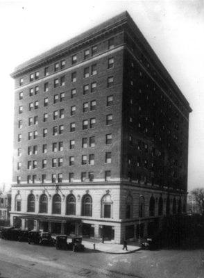 Sir Walter Raleigh Hotel, a landmark in the 1940s, was a Baker client.