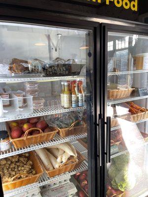 Fridge with some specialty items