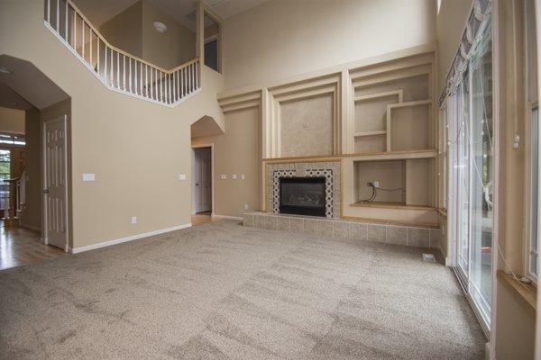 The family room of a house I sold