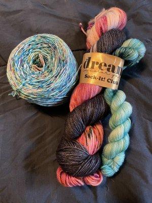 2 sock yarns I bought!