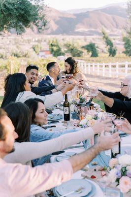 Proposal picnic in Temecula Wine Country Robert Renzoni Winery