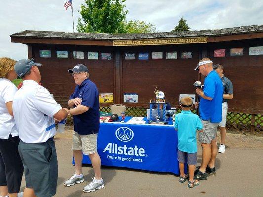 Sponsoring the Stampede Golf Scramble