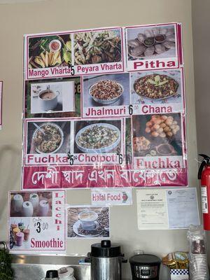 Bangladeshi street food offerings