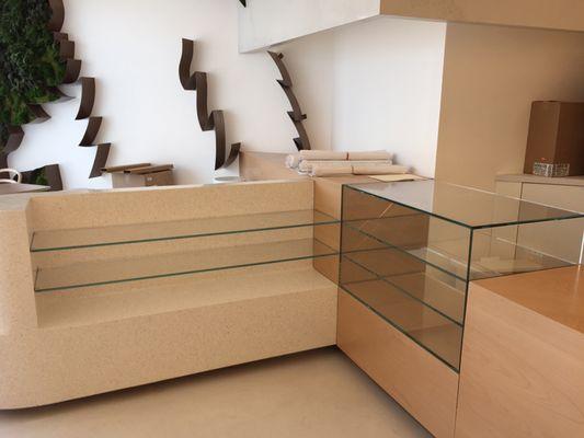 Custom Glass Shelving