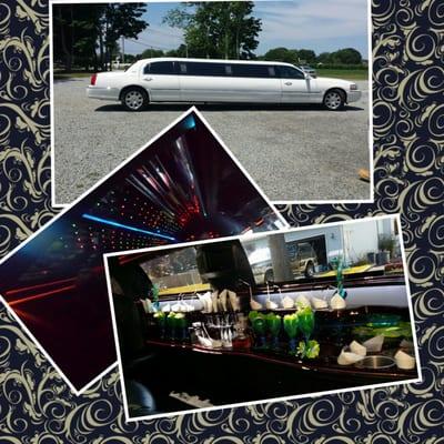 The limo was great, inside and out. They even let us decorate it a little on the inside!