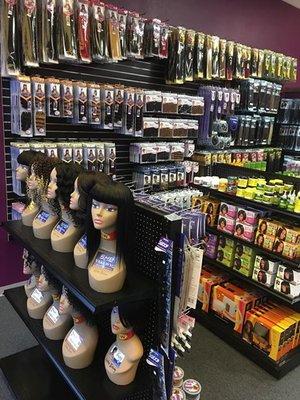 Just a few of the product we carry. We stay current all our wigs!