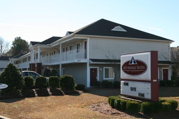 exterior of the hotel