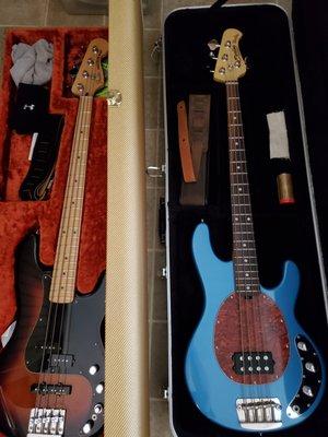 Lilith and Eve my 2 basses