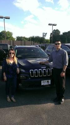 Love my new jeep from Park Chrysler Jeep!