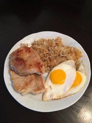 Chops and Eggs