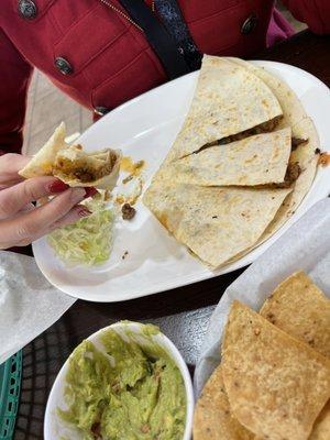 Steak quesadilla!