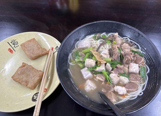 Taro cake is super delicious!!  stewed duck w.noodle soup , Eat the taste of hometown!!!!