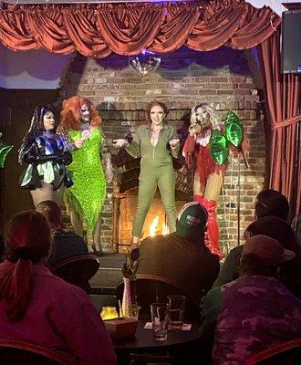 Sometimes I perform on stage with other queens!