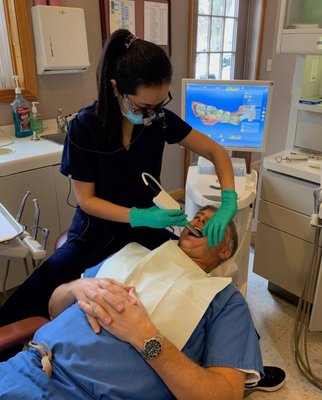 Even Dr. Casarella needs a dental check-up. Thanks, Dr. Lee!