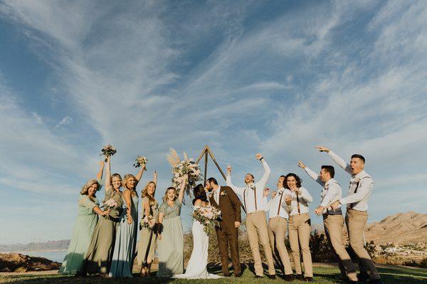 Wedding party at Hemenway Park