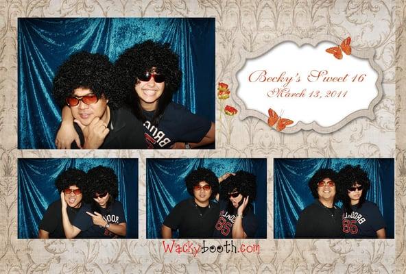 Bay area Photo booth rental from Wacky booth