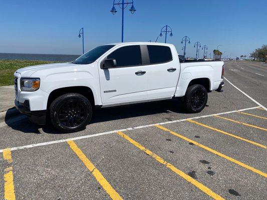 2021 GMC Canyon window tint. On point.