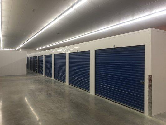 Secure individual units in the dry climate controlled building.