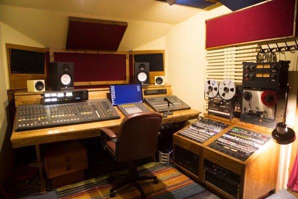 Alta Vista Recording Studio control room in Austin, Texas