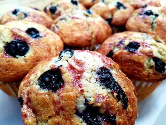 Blueberry muffins