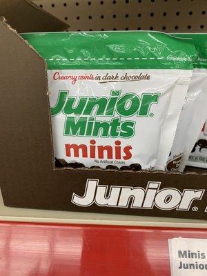 Kramer: Who's gonna turn down a Junior Mint? It's chocolate, it's peppermint -it's delicious! It's very refreshing!