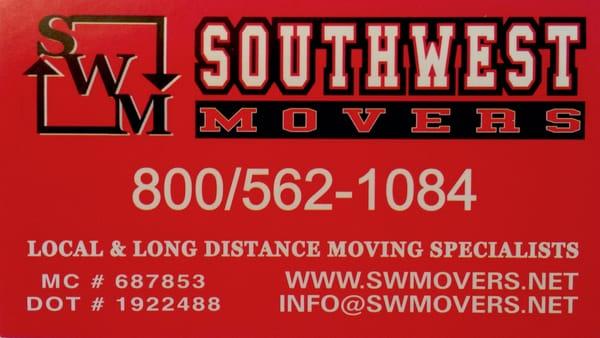 Southwest Movers