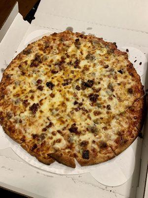 Cheeseburger Pizza