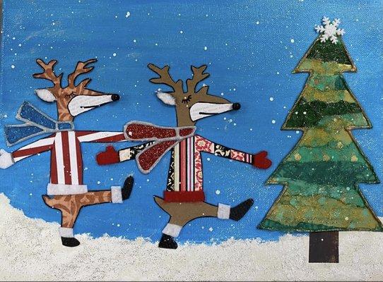 Dancing reindeer