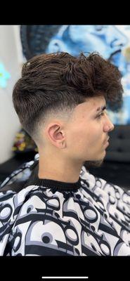 Mid Razor Drop Fade