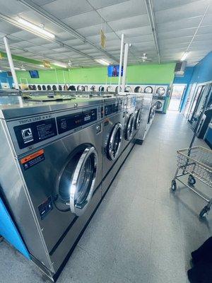 Take care of a whole week worth of clothes in our larger washers!