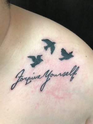 Forgive yourself; Done by Jasmin!