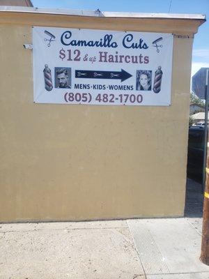 Camarillo Cuts- 205 N Glenn DR. Camarillo. Men's haircut $12