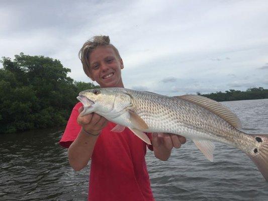 28" Redfish caught at Sanibel