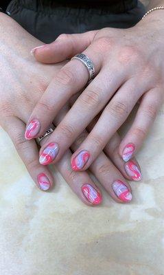 Gel manicure and design