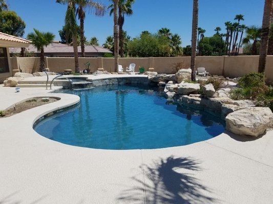 Pool remodel by American Heritage Pool Corporation