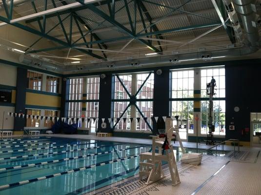 Commercial window cleaning and pressure washing at the University of North Carolina Wilmington.