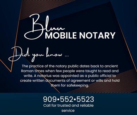 Bluu Mobile Notary