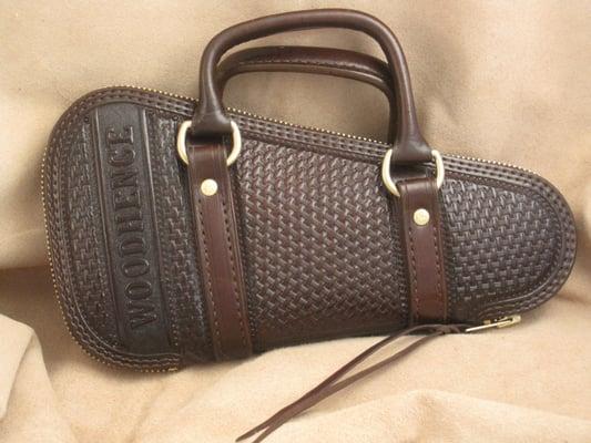 Zippered pistol case, built the way the customer wanted it built. you tell us what you need and we build it.