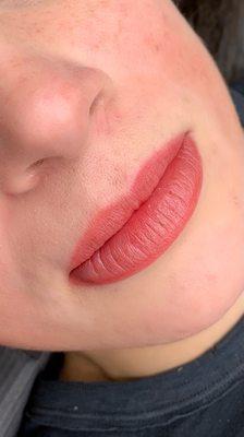 Lip Pigmentation - Lip Blush Effect.