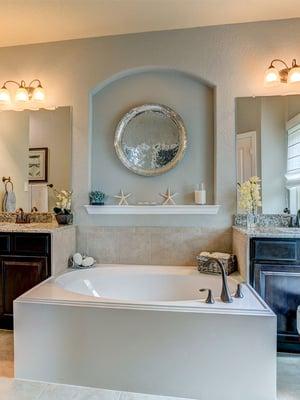 Stunning master bath