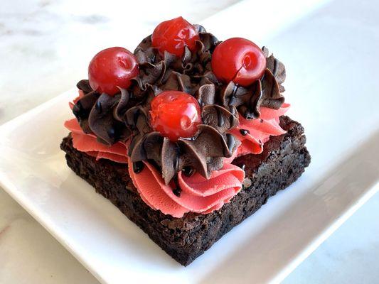 Chocolate Covered Cherry Brownie