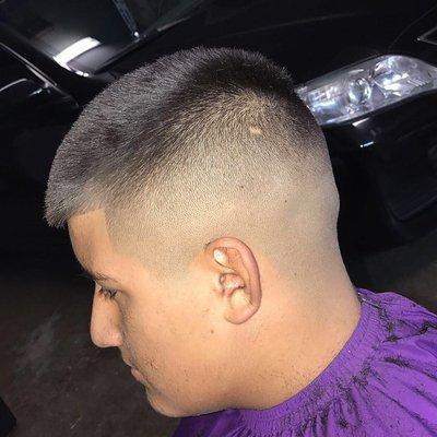 Cut done by barber Diego