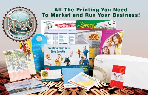 All The Printing You Need to Market and Run Your Business!