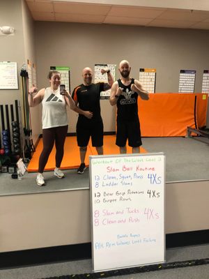 Workout of the Week champs