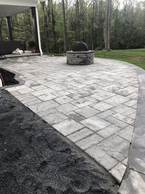 Stone patio