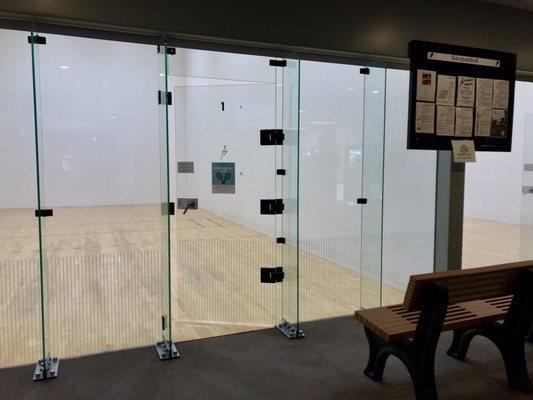 Racquetball courts