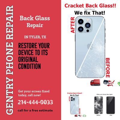 Back Glass Repair Expert