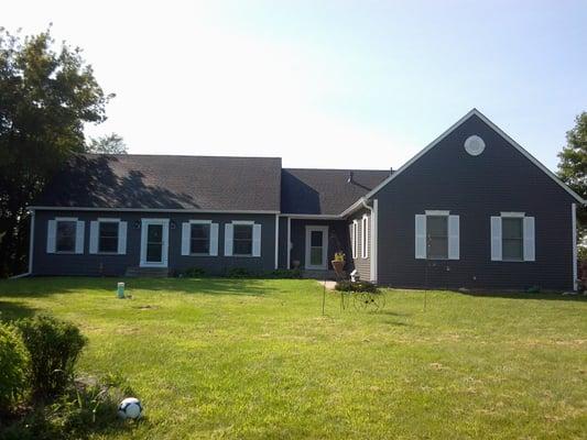 This is a house we did Siding and Roofing on in Forest Lake. It turned out beautiful. We put a few special touches on it :)