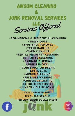 Services offered